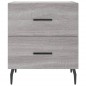 vidaXL Nachttisch Grau Sonoma 40x35x47,5 cm Holzwerkstoff vidaXL Nachttisch Grau Sonoma 40x35x47,5 cm Holzwerkstoff