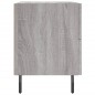 vidaXL Nachttisch Grau Sonoma 40x35x47,5 cm Holzwerkstoff vidaXL Nachttisch Grau Sonoma 40x35x47,5 cm Holzwerkstoff