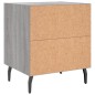 vidaXL Nachttisch Grau Sonoma 40x35x47,5 cm Holzwerkstoff vidaXL Nachttisch Grau Sonoma 40x35x47,5 cm Holzwerkstoff