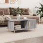 vidaXL Couchtisch Grau Sonoma 90x50x40 cm Holzwerkstoff vidaXL Couchtisch Grau Sonoma 90x50x40 cm Holzwerkstoff