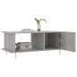 vidaXL Couchtisch Grau Sonoma 90x50x40 cm Holzwerkstoff vidaXL Couchtisch Grau Sonoma 90x50x40 cm Holzwerkstoff