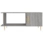 vidaXL Couchtisch Grau Sonoma 90x50x40 cm Holzwerkstoff vidaXL Couchtisch Grau Sonoma 90x50x40 cm Holzwerkstoff