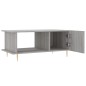 vidaXL Couchtisch Grau Sonoma 90x50x40 cm Holzwerkstoff vidaXL Couchtisch Grau Sonoma 90x50x40 cm Holzwerkstoff