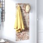 vidaXL Wandgarderobe 125x50 cm Hartglas Ziegelmauer-Optik vidaXL Wandgarderobe 125x50 cm Hartglas Ziegelmauer-Optik