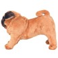 vidaXL Plüschtier Hund Mops Stehend Plüsch Hellbraun XXL vidaXL Plüschtier Hund Mops Stehend Plüsch Hellbraun XXL