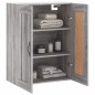 vidaXL Wandschrank Grau Sonoma 69,5x34x90 cm Holzwerkstoff vidaXL Wandschrank Grau Sonoma 69,5x34x90 cm Holzwerkstoff