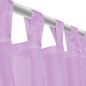 vidaXL Vorhänge aus Voile 2 Stk. mit Schlaufen 140 x 245 cm Lila vidaXL Vorhänge aus Voile 2 Stk. mit Schlaufen 140 x 245 cm Lila