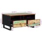 vidaXL Couchtisch 80x54x40 cm Altholz Massiv & Holzwerkstoff vidaXL Couchtisch 80x54x40 cm Altholz Massiv & Holzwerkstoff