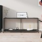 vidaXL Konsolentisch Schwarz 180x35x75,5 cm Hartglas vidaXL Konsolentisch Schwarz 180x35x75,5 cm Hartglas