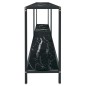 vidaXL Konsolentisch Schwarz 180x35x75,5 cm Hartglas vidaXL Konsolentisch Schwarz 180x35x75,5 cm Hartglas