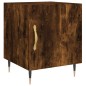 vidaXL Nachttisch Räuchereiche 40x40x50 cm Holzwerkstoff vidaXL Nachttisch Räuchereiche 40x40x50 cm Holzwerkstoff