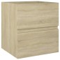 vidaXL Waschbeckenunterschrank Sonoma-Eiche 41x38,5x45cm Holzwerkstoff vidaXL Waschbeckenunterschrank Sonoma-Eiche 41x38,5x45cm Holzwerkstoff