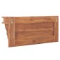 vidaXL Wandgarderobe 80x16,5x35 cm Massivholz Teakholz vidaXL Wandgarderobe 80x16,5x35 cm Massivholz Teakholz