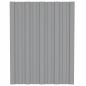 vidaXL Dachpaneele 36 Stk. Verzinkter Stahl Grau 60x45 cm vidaXL Dachpaneele 36 Stk. Verzinkter Stahl Grau 60x45 cm