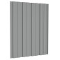 vidaXL Dachpaneele 36 Stk. Verzinkter Stahl Grau 60x45 cm vidaXL Dachpaneele 36 Stk. Verzinkter Stahl Grau 60x45 cm