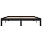 vidaXL Massivholzbett Schwarz Kiefer 160x200 cm vidaXL Massivholzbett Schwarz Kiefer 160x200 cm