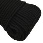 vidaXL Arbeitsseil Schwarz 4 mm 100 m Polyester vidaXL Arbeitsseil Schwarz 4 mm 100 m Polyester
