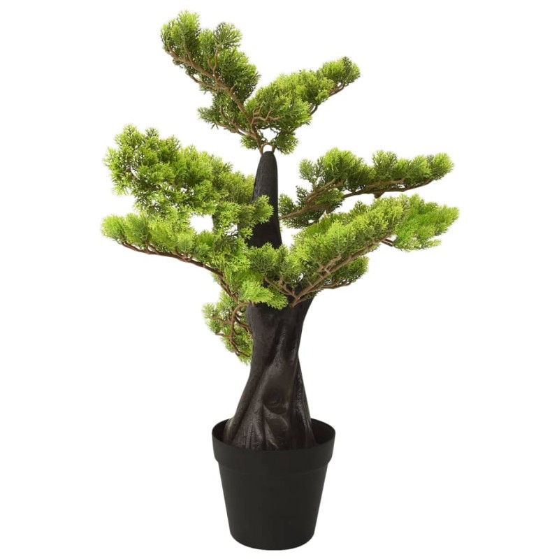 vidaXL Künstlicher Bonsai Zypresse mit Topf 60 cm Grün vidaXL Künstlicher Bonsai Zypresse mit Topf 60 cm Grün