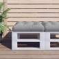 Palettenkissen Grau 58x58x10 cm Stoff Palettenkissen Grau 58x58x10 cm Stoff