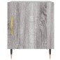 vidaXL Nachttisch Grau Sonoma 40x40x50 cm Holzwerkstoff
