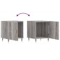 vidaXL Nachttisch Grau Sonoma 40x40x50 cm Holzwerkstoff