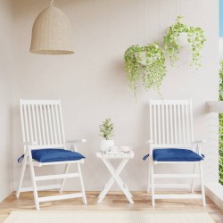 Stuhlkissen 2 Stk. Blau 50x50x7 cm Oxford-Gewebe