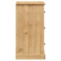vidaXL Sideboard mit Schubladen VIGO 78x40x75 cm Massivholz Kiefer vidaXL Sideboard mit Schubladen VIGO 78x40x75 cm Massivholz Kiefer