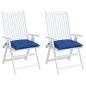 Stuhlkissen 2 Stk. Blau 50x50x7 cm Oxford-Gewebe