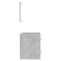 vidaXL Badschrank mit Spiegel Betongrau 41x38,5x48 cm vidaXL Badschrank mit Spiegel Betongrau 41x38,5x48 cm