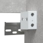vidaXL Badschrank mit Spiegel Betongrau 41x38,5x48 cm vidaXL Badschrank mit Spiegel Betongrau 41x38,5x48 cm