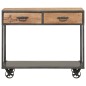 vidaXL Konsolentisch 90x35x74 cm Altholz Massiv vidaXL Konsolentisch 90x35x74 cm Altholz Massiv