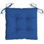 Stuhlkissen 2 Stk. Blau 50x50x7 cm Oxford-Gewebe