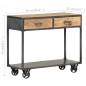 vidaXL Konsolentisch 90x35x74 cm Altholz Massiv vidaXL Konsolentisch 90x35x74 cm Altholz Massiv