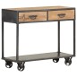 vidaXL Konsolentisch 90x35x74 cm Altholz Massiv vidaXL Konsolentisch 90x35x74 cm Altholz Massiv
