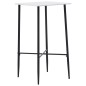 vidaXL Bartisch Weiß 60 x 60 x 111 cm MDF vidaXL Bartisch Weiß 60 x 60 x 111 cm MDF