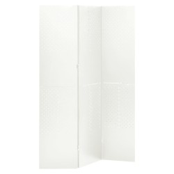 vidaXL 3-tlg. Raumteiler Weiß 120x180 cm Stahl