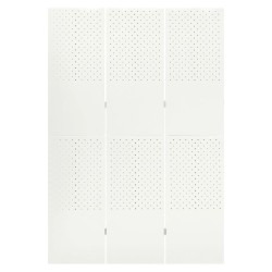 vidaXL 3-tlg. Raumteiler Weiß 120x180 cm Stahl