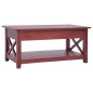 vidaXL Couchtisch Braun 100×55×46 cm Massivholz Mahagoni vidaXL Couchtisch Braun 100×55×46 cm Massivholz Mahagoni