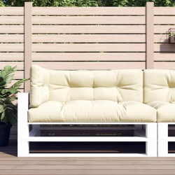 Palettenkissen 3-tlg. Creme Stoff