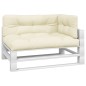 Palettenkissen 3-tlg. Creme Stoff Palettenkissen 3-tlg. Creme Stoff