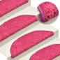 vidaXL Treppenmatten 15 Stk. Rosa 65x21x4 cm vidaXL Treppenmatten 15 Stk. Rosa 65x21x4 cm