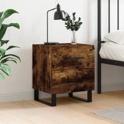vidaXL Nachttisch Räuchereiche 40x35x47,5 cm Holzwerkstoff