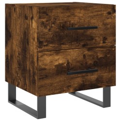 vidaXL Nachttisch Räuchereiche 40x35x47,5 cm Holzwerkstoff