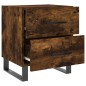 vidaXL Nachttisch Räuchereiche 40x35x47,5 cm Holzwerkstoff vidaXL Nachttisch Räuchereiche 40x35x47,5 cm Holzwerkstoff