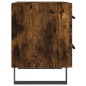 vidaXL Nachttisch Räuchereiche 40x35x47,5 cm Holzwerkstoff vidaXL Nachttisch Räuchereiche 40x35x47,5 cm Holzwerkstoff