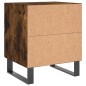 vidaXL Nachttisch Räuchereiche 40x35x47,5 cm Holzwerkstoff vidaXL Nachttisch Räuchereiche 40x35x47,5 cm Holzwerkstoff