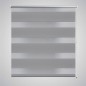 Doppelrollo 40 x 100 cm grau Doppelrollo 40 x 100 cm grau