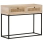 vidaXL Konsolentisch 100x35x76 cm Mango Massivholz und Rohrgeflecht vidaXL Konsolentisch 100x35x76 cm Mango Massivholz und Rohrgeflecht