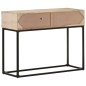 vidaXL Konsolentisch 100x35x76 cm Mango Massivholz und Rohrgeflecht vidaXL Konsolentisch 100x35x76 cm Mango Massivholz und Rohrgeflecht