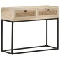 vidaXL Konsolentisch 100x35x76 cm Mango Massivholz und Rohrgeflecht vidaXL Konsolentisch 100x35x76 cm Mango Massivholz und Rohrgeflecht